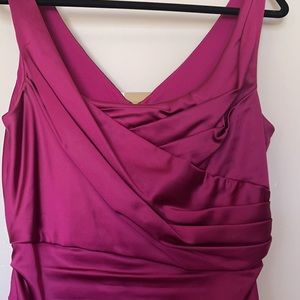 Suzi Chin Hot Pink cocktail dress size 12